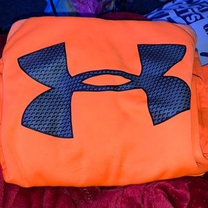 Orange under armour hoodie